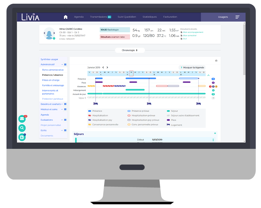 Livia parcours de vie logiciel ehpad et handicap de solware life Livia parcours de vie logiciel ehpad et handicap de solware life