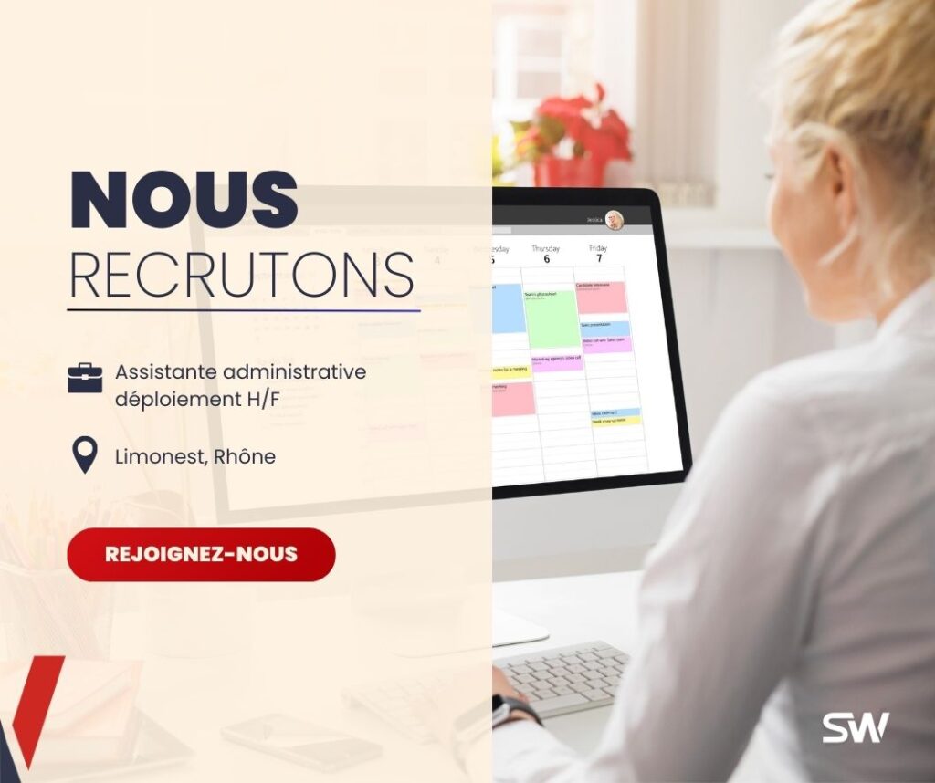 Solware recrute : Assistante administrative déploiement H/F